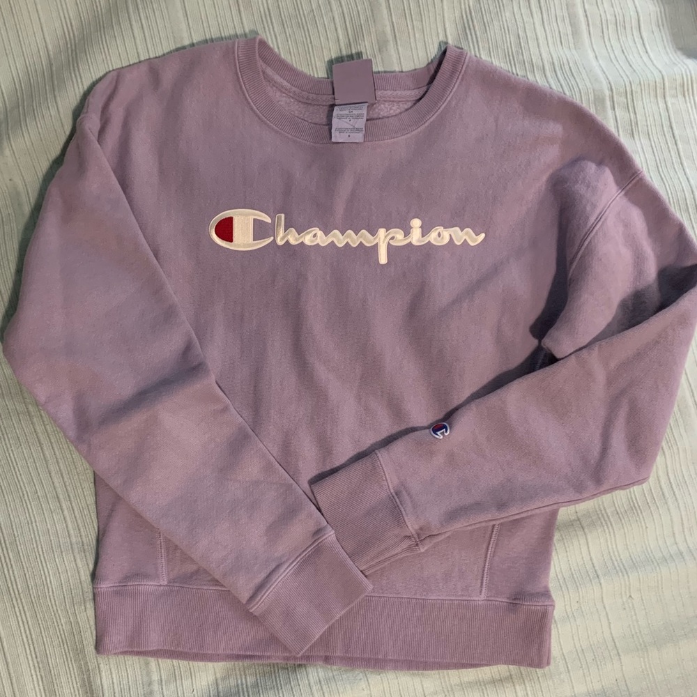 Champion light purple sweater
